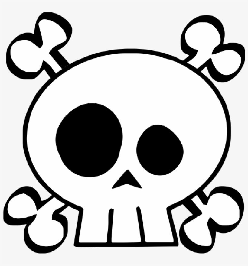 Free Icons Png - Baby Skull And Crossbones, transparent png download