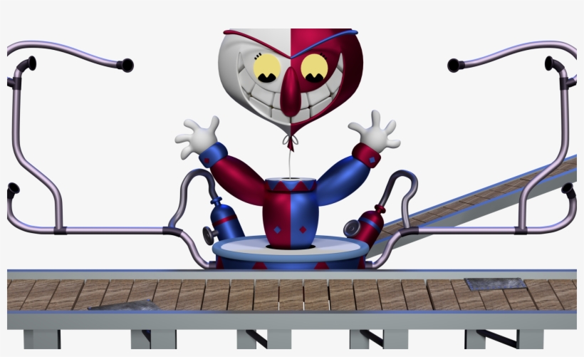 Recreated Beppi In He's Second Stage - Five Nights At Cuphead, transparent png download