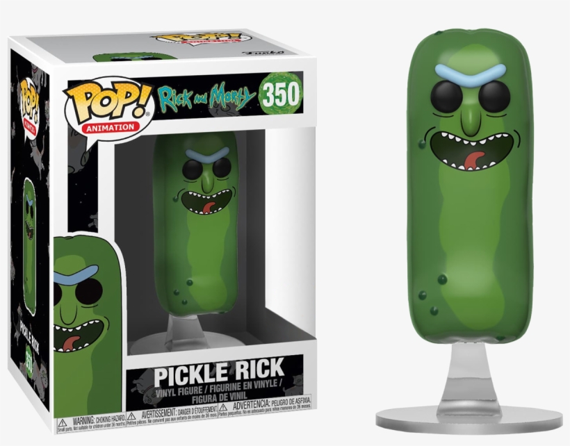 Rick - Pickle Rick Pop Figure, transparent png download