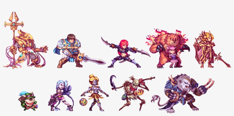 Quiet And Red - Heroes Of The Storm Pixel Art, transparent png download