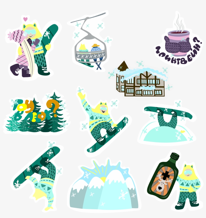 Ski Sticker My New Stickers On The Ios App Store, Go, transparent png download