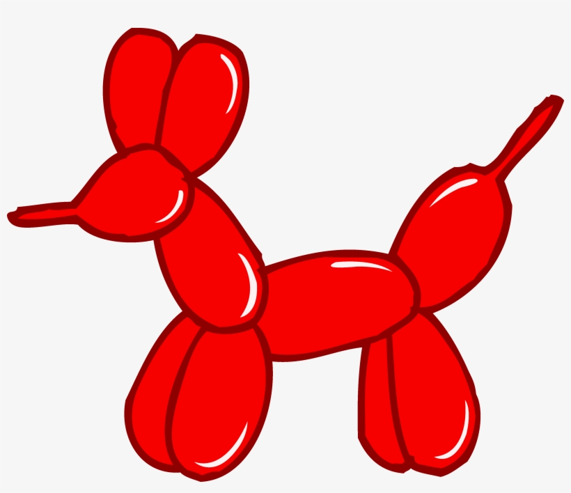 Clipart Balloon Watercolour - Balloon Animal Clipart, transparent png download