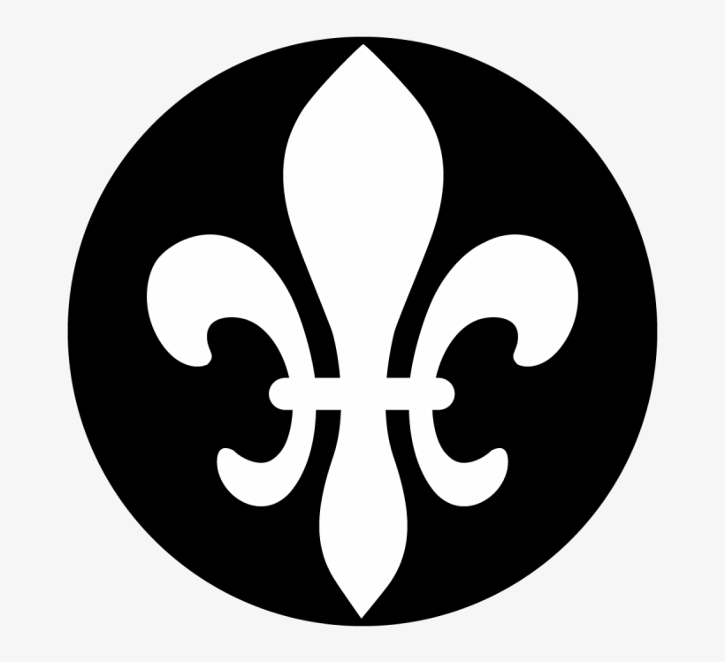 Fleur De Lis - Fleur De Lis Circle, transparent png download