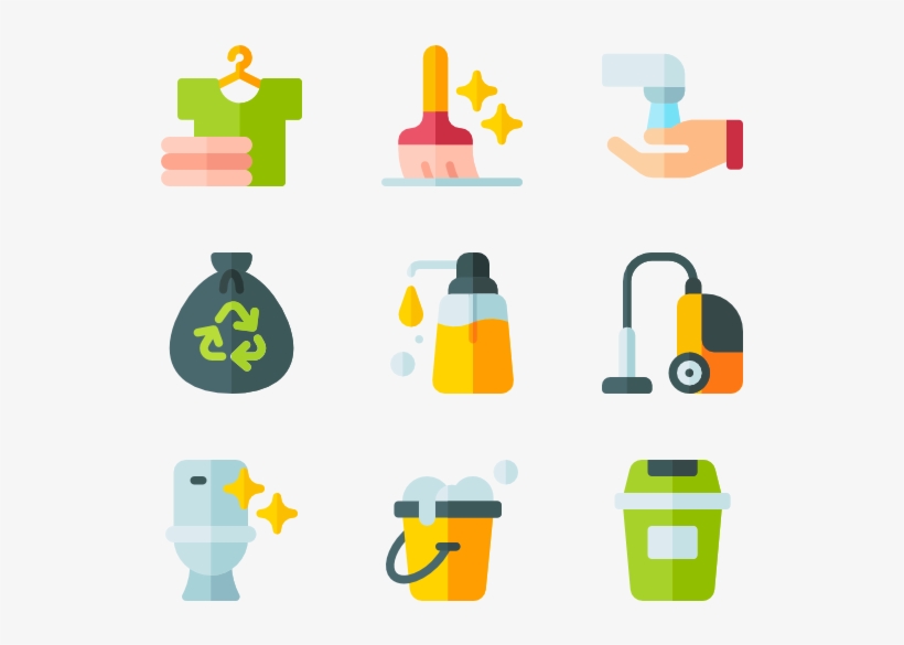 Cleaning 50 Icons - Cleaning, transparent png download