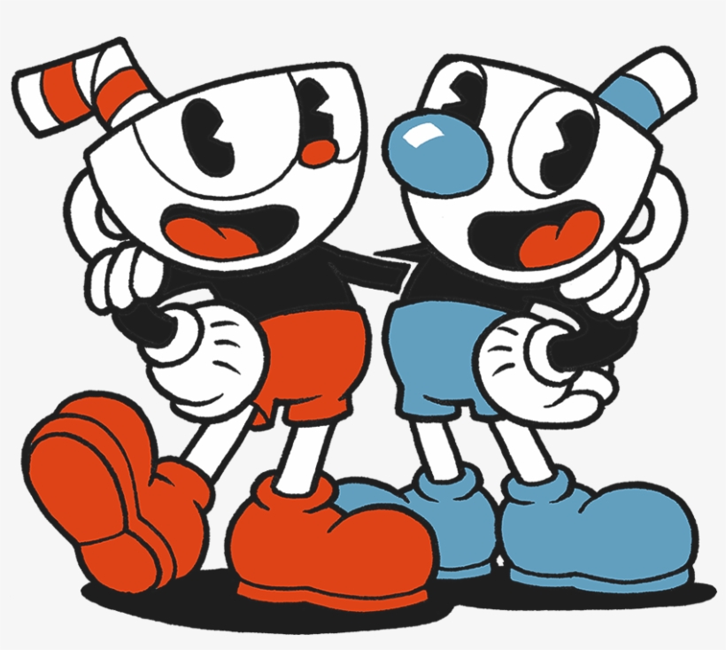 Cuphead And Mugman - Cuphead - Game Console, Pc, transparent png download