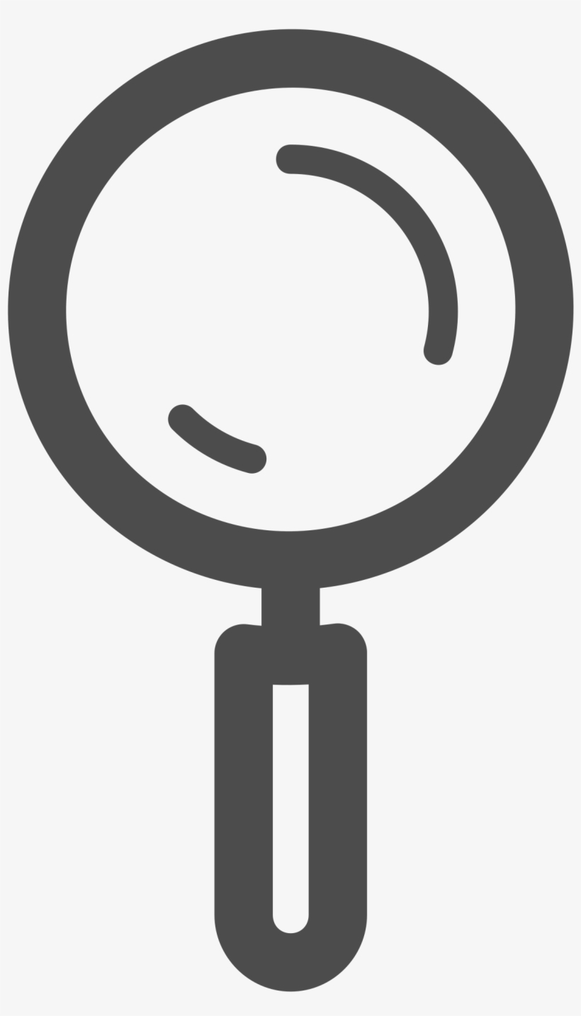 Vector Library Download - Magnifying Glass Clipart Icon, transparent png download