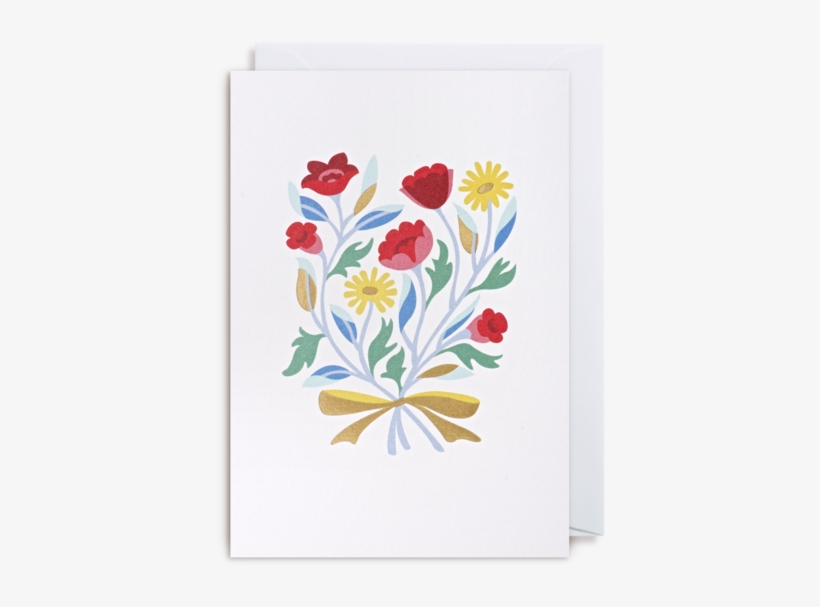 Bouquet Greeting Card - Greeting Card, transparent png download