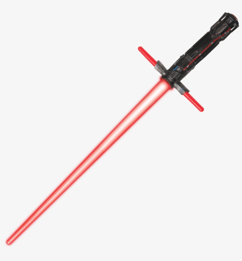 Force Awakens Kylo Ren Crossguard Lightsaber - Kylo Ren Lightsaber Png, transparent png download