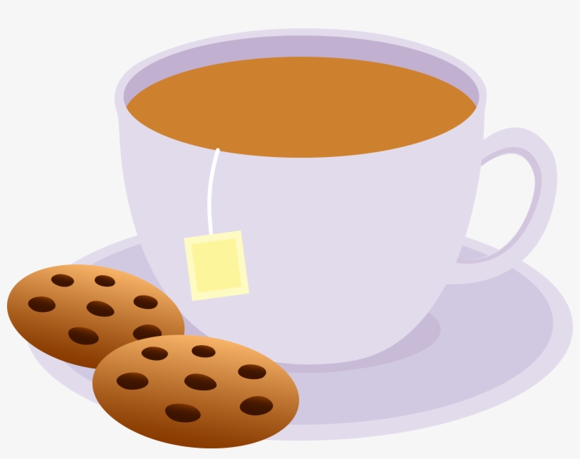 Clipart Cookies Watercolor - Tea Coffee Clipart Free, transparent png download