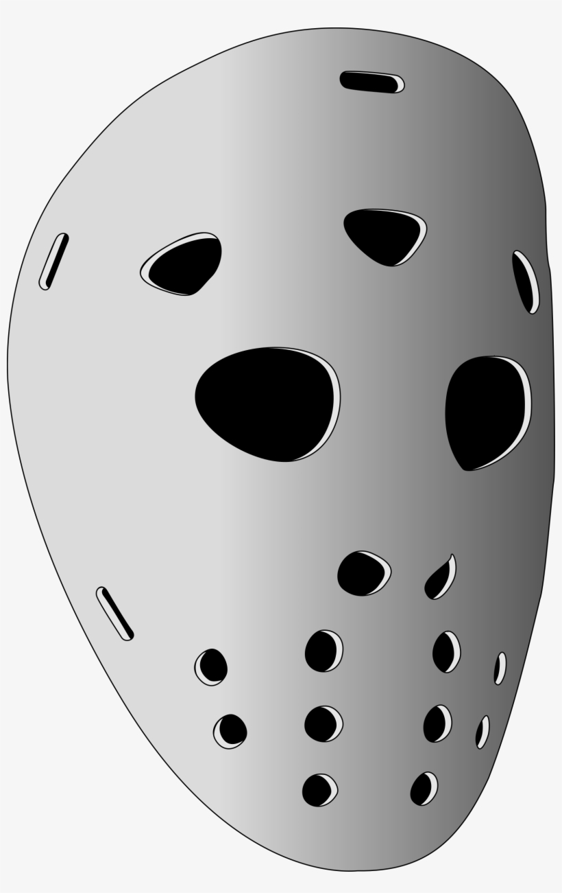 Clipart Black And White Download Big Image Png - Hockey Mask Clipart, transparent png download