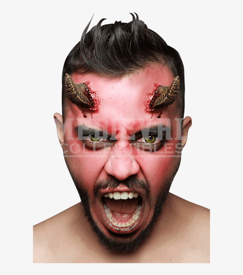 Devil Horns Latex Prosthesis, transparent png download