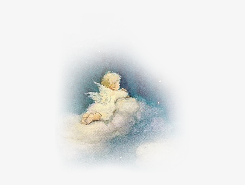 Ange Sur Un Nuage - Ring * Dreamy Angel Angel Fairy Prussian Blue, White, transparent png download