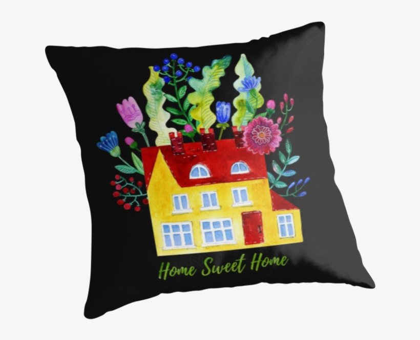 Watercolor Illustration' Throw Pillow By Olga Matskevich - Hello Brother, transparent png download