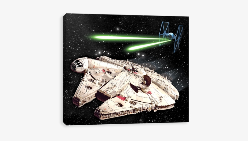 Space Chase - Star Wars Peel And Stick Mural Wall Art Multi, transparent png download
