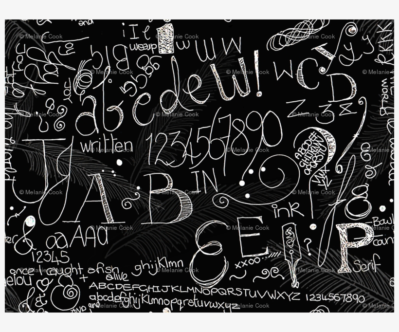 Calligraphy Blackboard Fabric - Blackboard Fabric - Calligraphy Blackboard - Blackboard, transparent png download