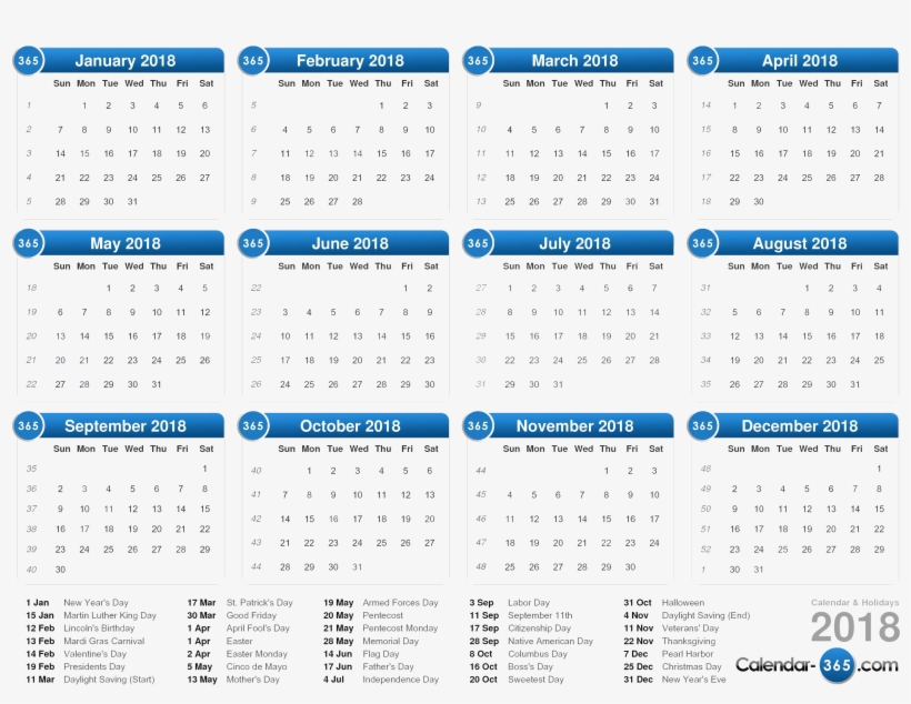 Calendars 2018 Hd Wallpapers Best Quality Hd Desktop - Calendrier 1990 Avec Les Jours, transparent png download
