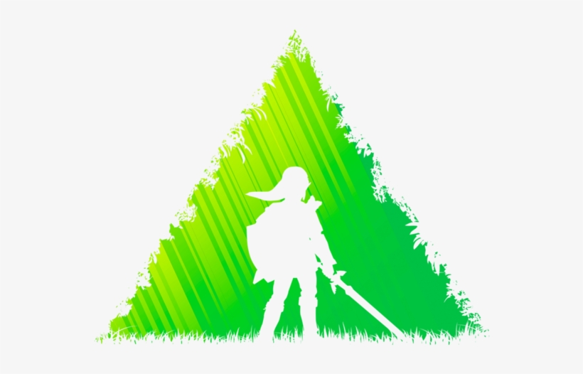 Triforce Of Courage - T-shirt, transparent png download
