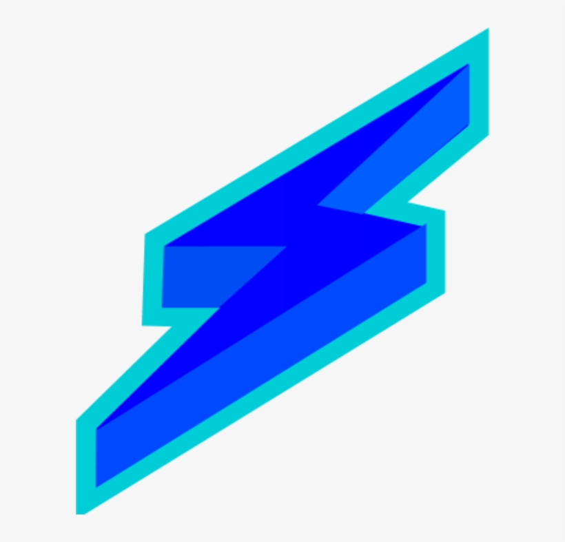 Picture Free Library At Getdrawings Com Free For Personal - Blue Lightning Bolt Png, transparent png download