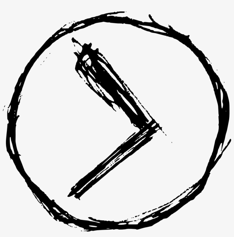 Red Drawn Arrow Png - Transparent Arrows Circle Png, transparent png download