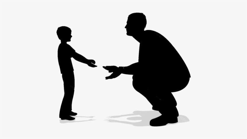 Passing Pesach Traditions To The Next Generation - Dad And Son Vector, transparent png download