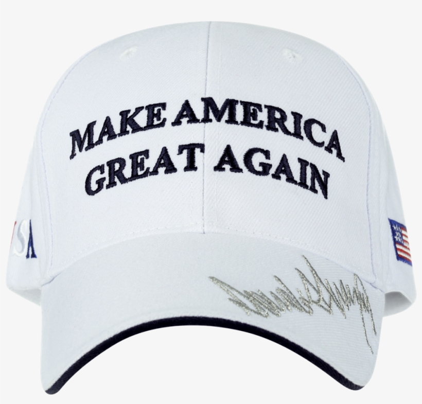 Trump, Mug, 2016 White Hat Make America Great - Make America Great Again Hat Red Donald Trump Adjustable, transparent png download
