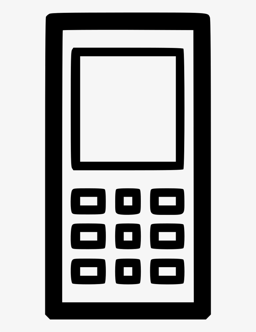 Old Phone - - Feature Phone, transparent png download