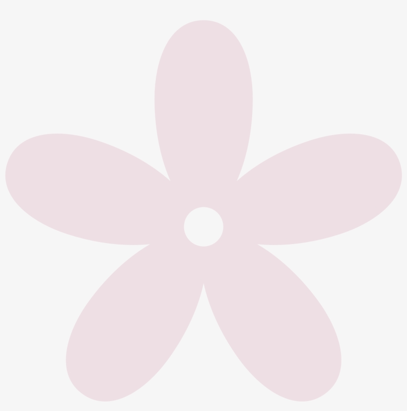 Blushing Emoji Clipart - Flower Clip Art White, transparent png download