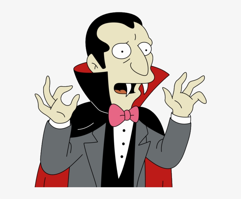 Countdracula - Dracula De Los Simpson, transparent png download