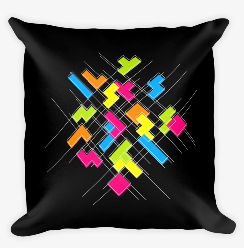 Tetris Matrix Mayhem Pillow Front - Tetris 20oz Coffee Mug, transparent png download