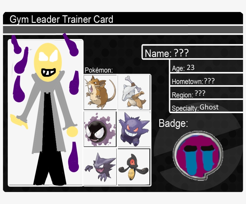 The Lavender Town Gym Leader - Lavender Town Gym Leader, transparent png download
