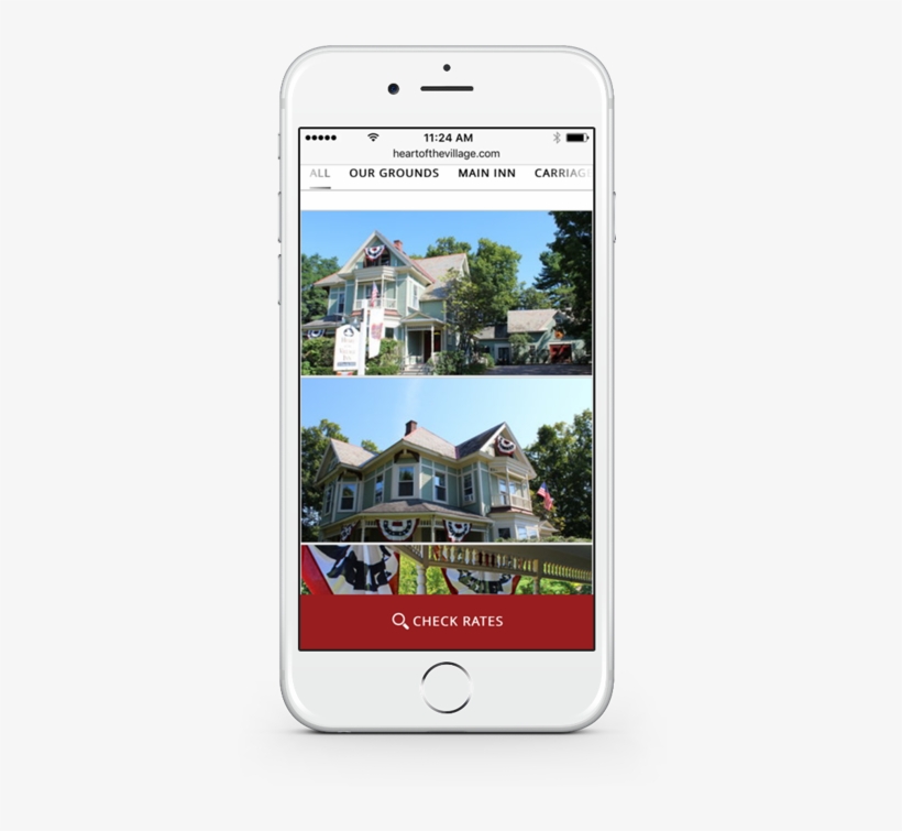 Heart Of The Village Inn Mobile Website 2 - Iphone, transparent png download