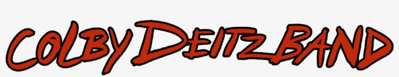 Colby Deitz Single Band Name Transparent Back - Portable Network Graphics, transparent png download