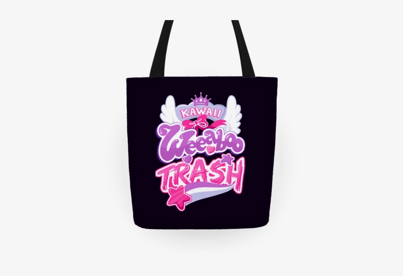 Kawaii Weeaboo Trash Anime Logo Tote - Anime Tote Bag, transparent png download