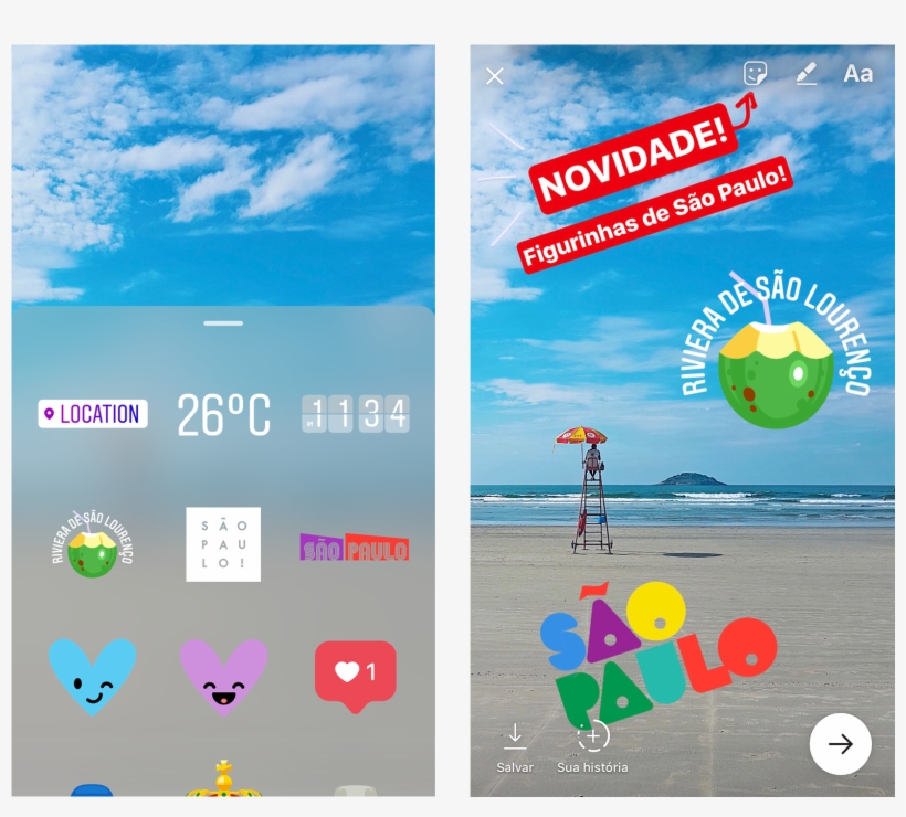 As You're Exploring The City, Keep An Eye Out For Stickers - Instagram Story Stickers, transparent png download