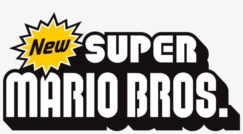 New Super Mario Bros Logo, transparent png download