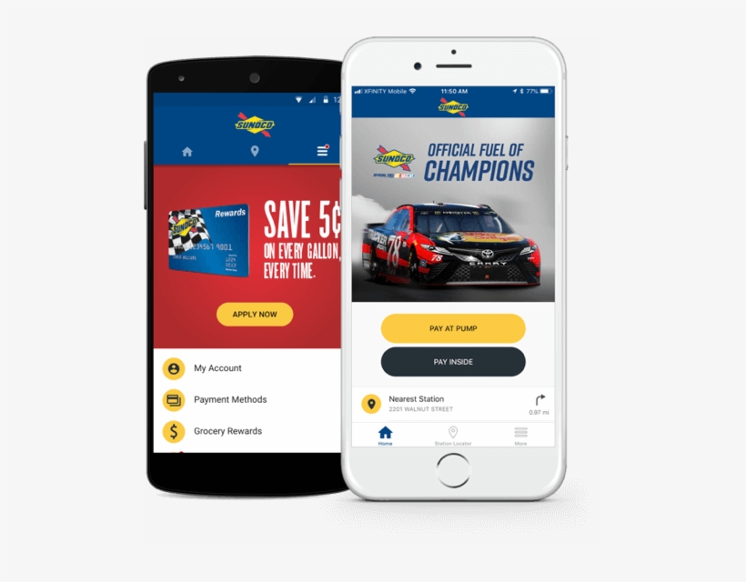 Sunoco Mobile App - Default Manufacturer 2017 Martin Truex Jr #78 Bass, transparent png download