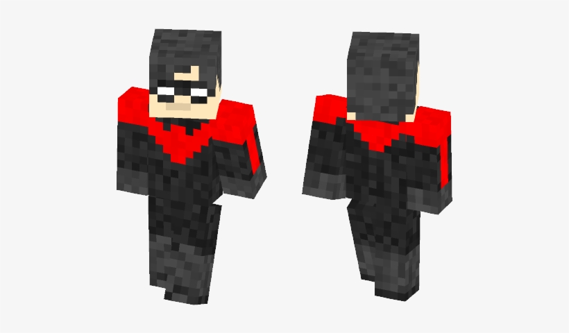 Nightwing - Spiderman Ps4 Skin Minecraft, transparent png download