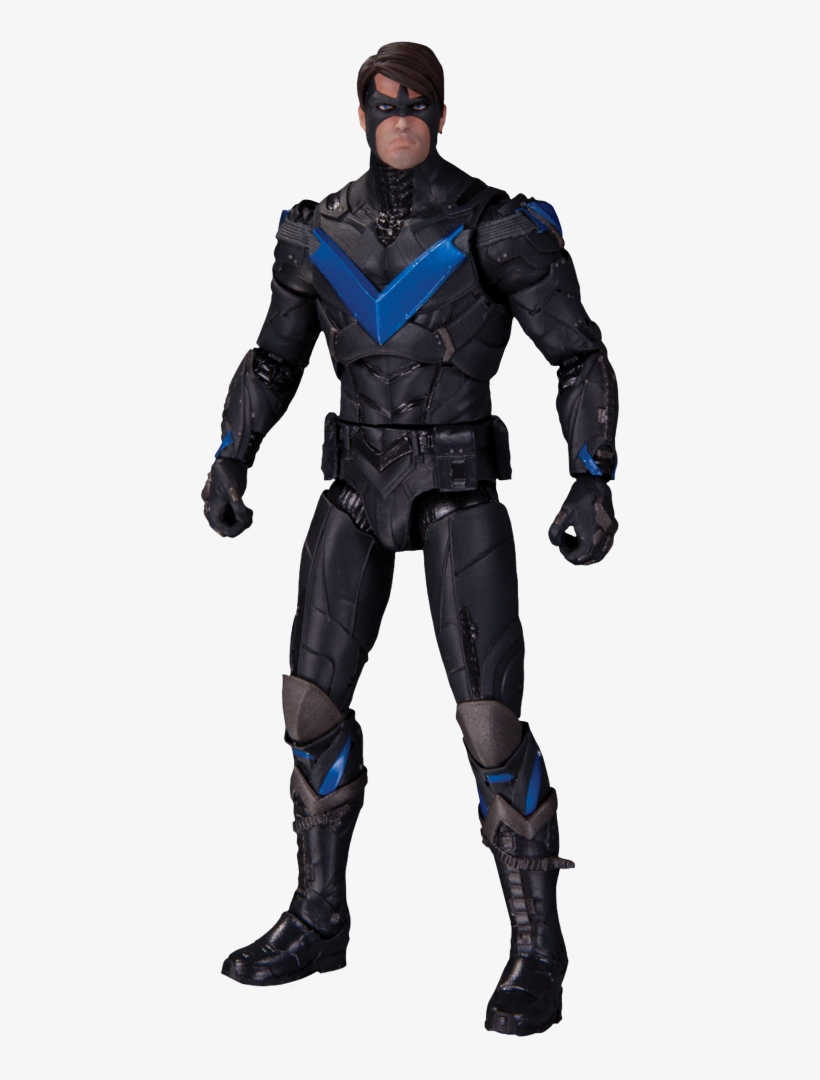 Batman - - Arkham Knight Nightwing Figure Transparent PNG - 420x1000 - Free  Download on NicePNG, image size:820x1080
