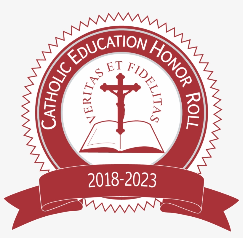 13 Catholic Hs Honor Roll Logo - Catholic Education Honor Roll, transparent png download