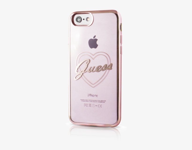 Guess Signature Heart Silver Rear Cover, transparent png download
