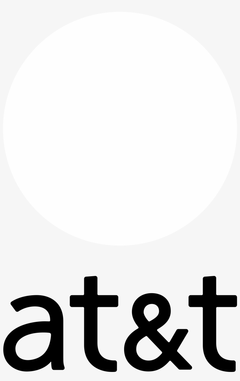 At&t Logo Black And White - At&t Services, transparent png download