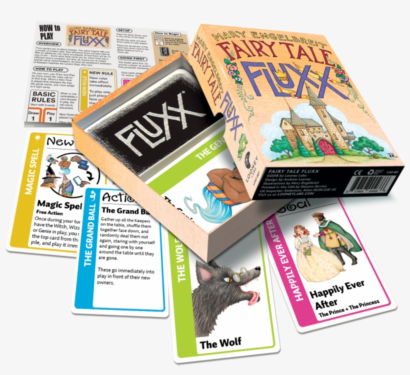 Mary Engelbreit Fairy Tale Fluxx Contents - Looney Labs Eco Fluxx Game, transparent png download