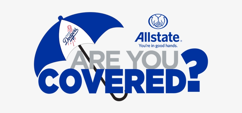 Allstate Are You Covered - Angeles Dodgers, transparent png download