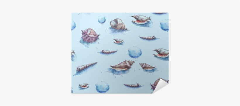 Watercolor Seamless Pattern With A Pattern - Watercolor Painting, transparent png download