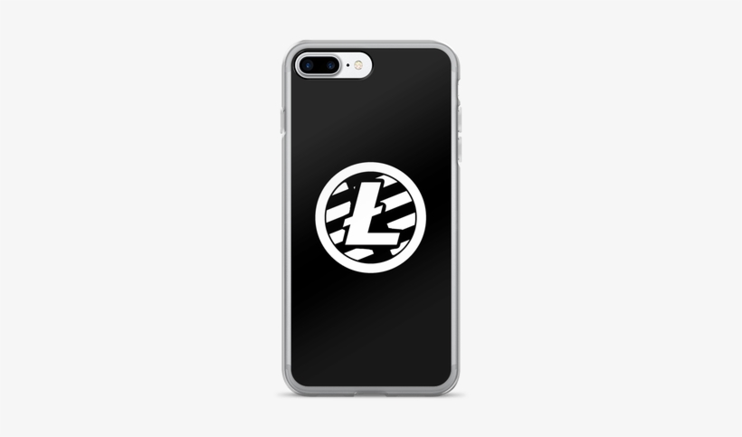 Black Litecoin Logo Phone Case For Samsung Galaxy And - Beauty And The Beast Iphone 7 Plus Case, transparent png download