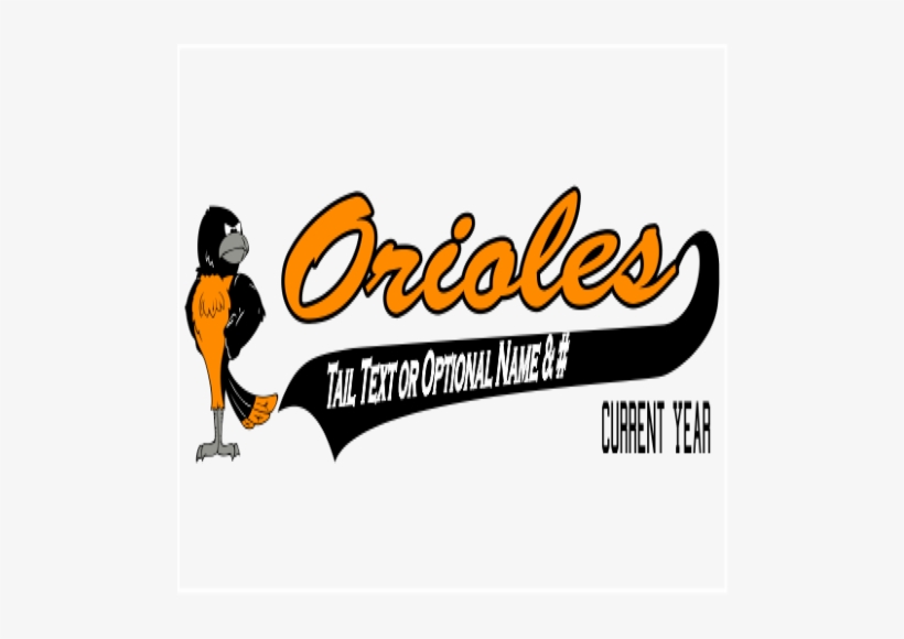 Orioles Mini Bat Design Bb18 - Inch, transparent png download