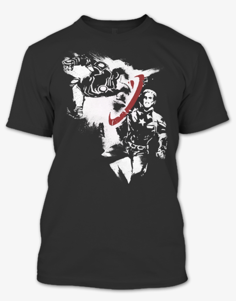 Civil War Captain America T Shirt - Schorem Run Hippie Run, transparent png download