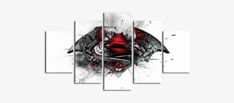 Batman Vs Superman - Batman Vs Superman Canvas, transparent png download