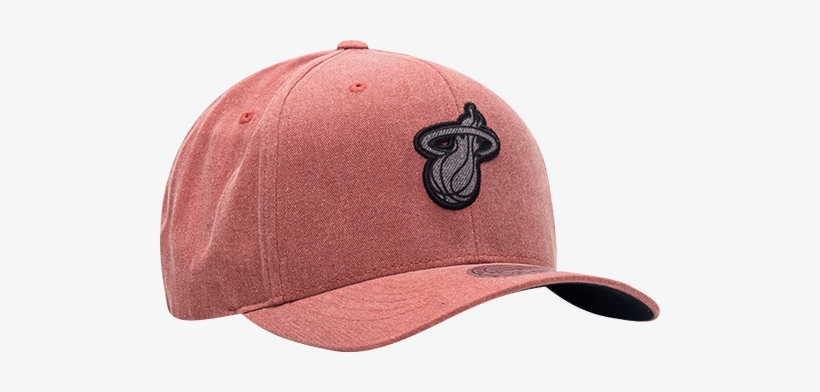 Mitchell & Ness Nba Miami Heat Washed Heather Snapback - Nba, transparent png download