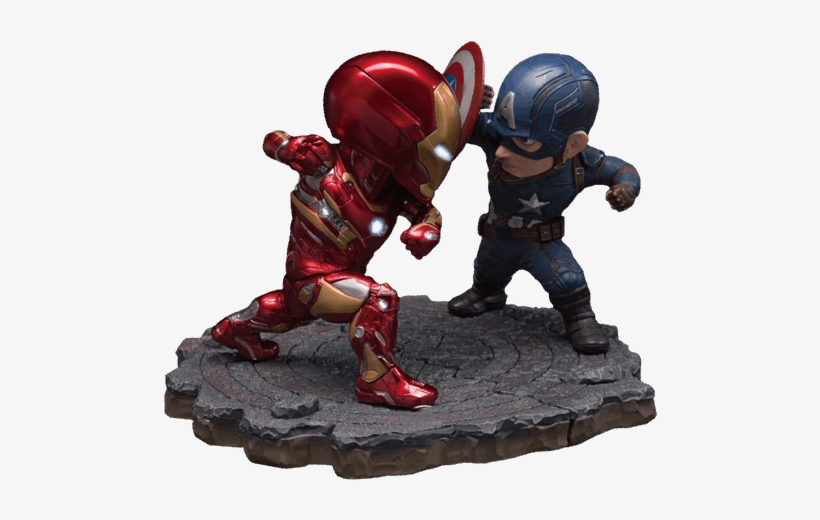 Civil War Captain America Vs Iron Man Mk46 Egg Attack - Egg Attack Captain America Iron Man, transparent png download